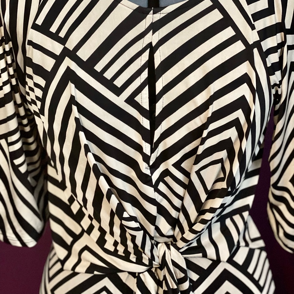 New summer 2025 black and white garden party Janette maxi gown size small
